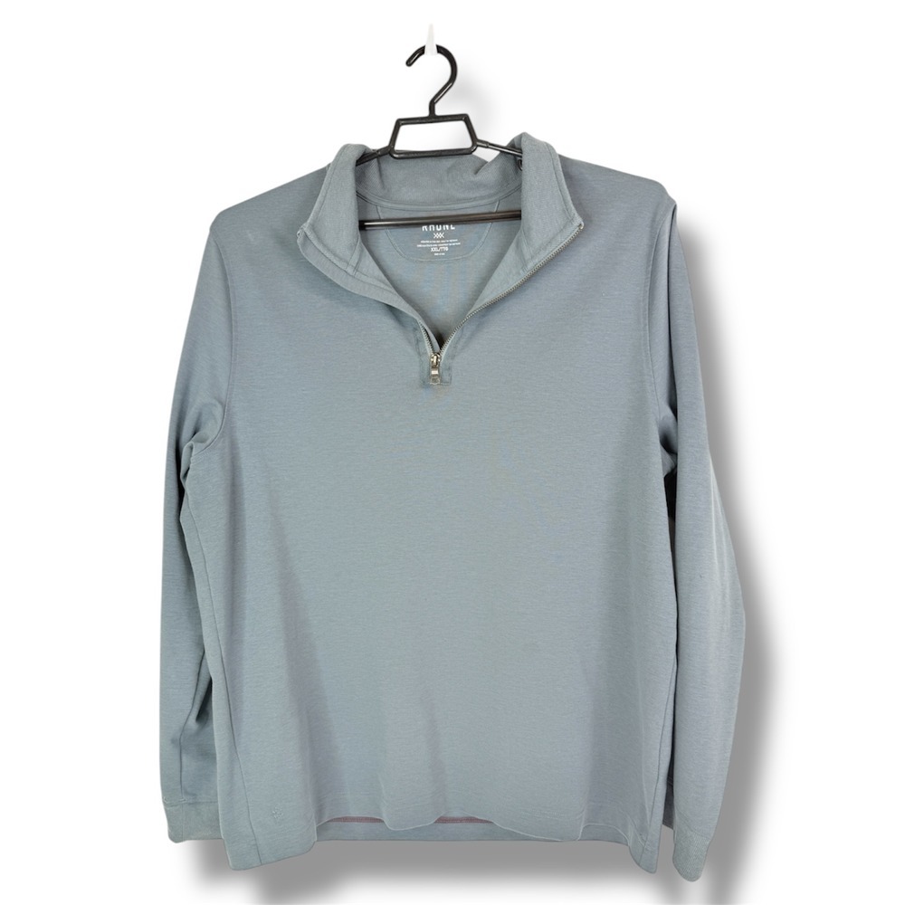 Rhone Sweatshirt Men's XXL 1/4 Zip Pullover Performance Casual‎ Blue
